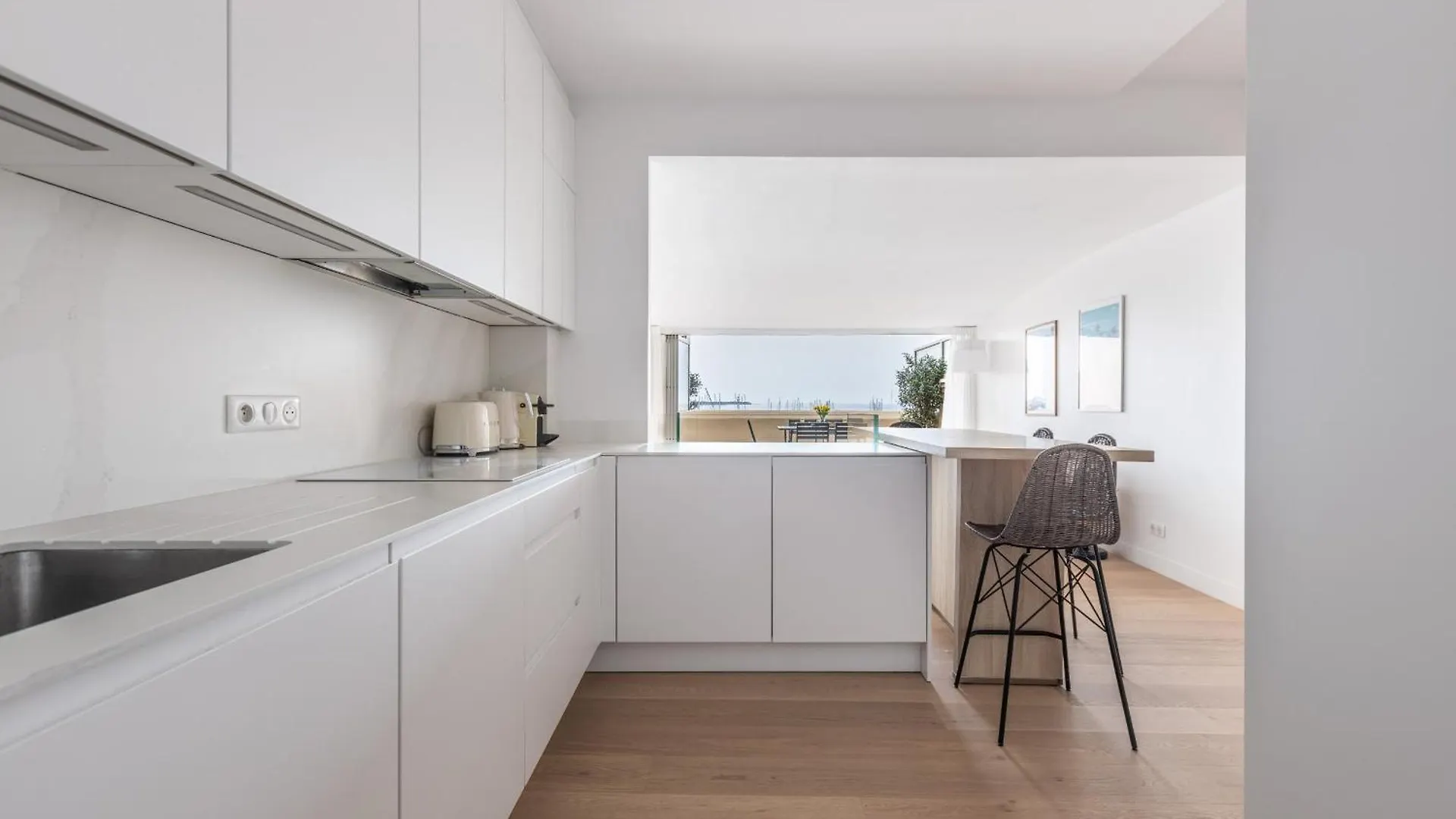 A3B047 Triplex Moderne Terrasse Vue Mer Cannes Apartmán