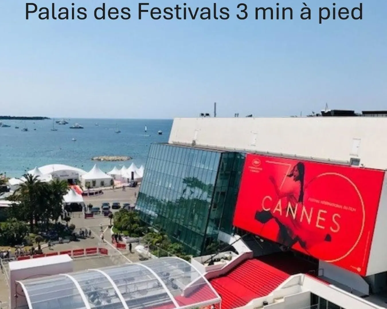A3B047 Triplex Moderne Terrasse Vue Mer Cannes Apartmán